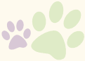 Purple & Green Paws